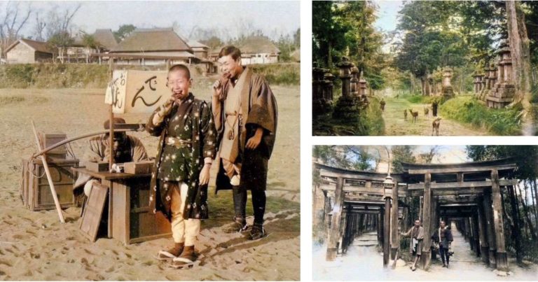 日本の「1900年代の白黒写真」をAIでカラーにした結果！美しすぎる！【タイ人の反応】