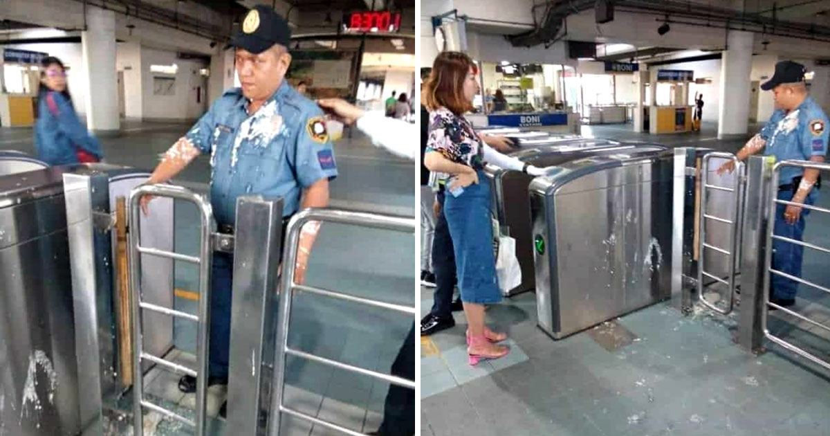 中国人女子学生が警察官にタホをぶっかけてフィリピンで逮捕