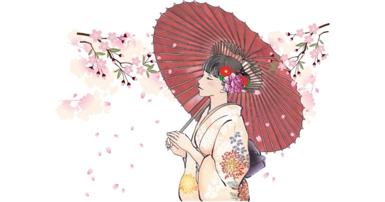 着物姿の女性