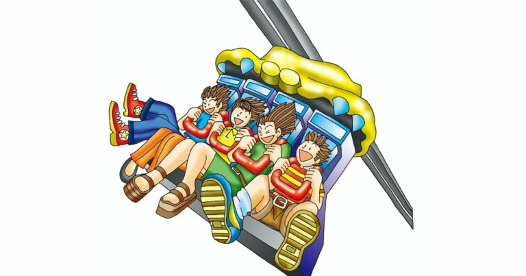 遊園地の絶叫マシン