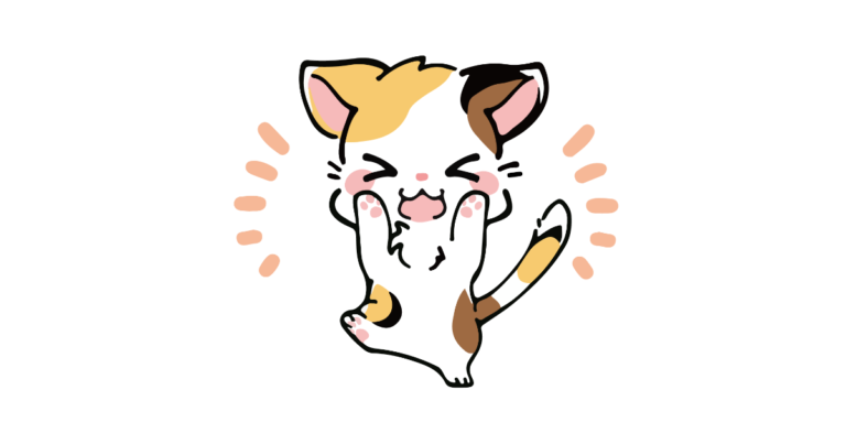 可愛い三毛猫