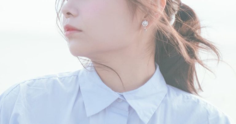 美人の横顔