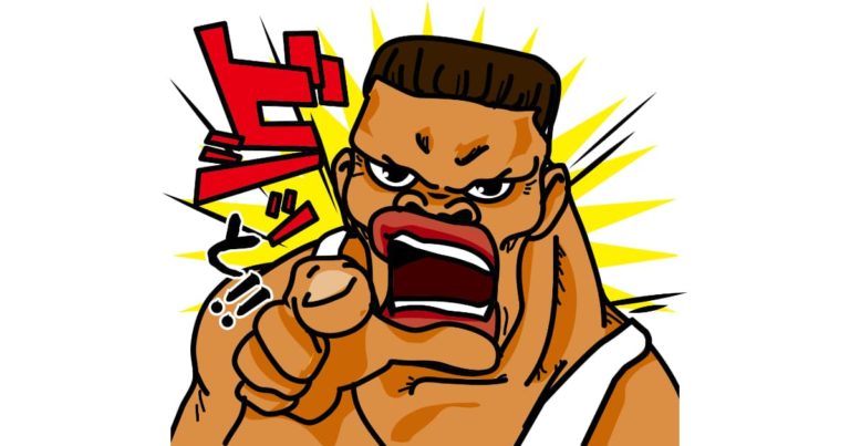 黒人がビシッと一喝！！