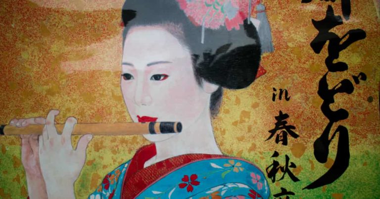 京都の舞妓さんのポスター