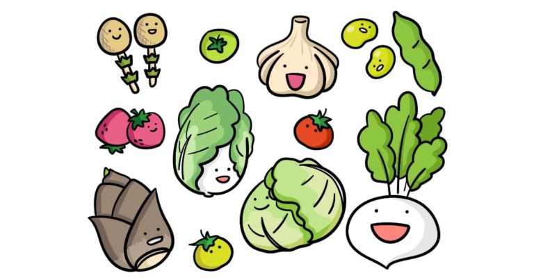 可愛い野菜たち