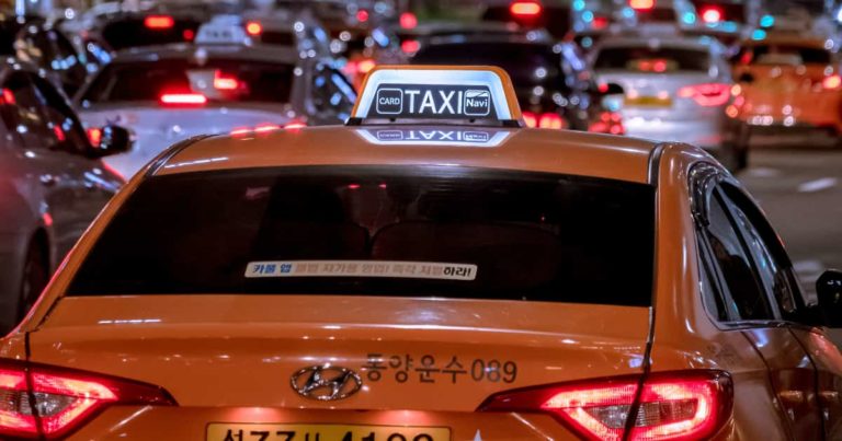 韓国のタクシー