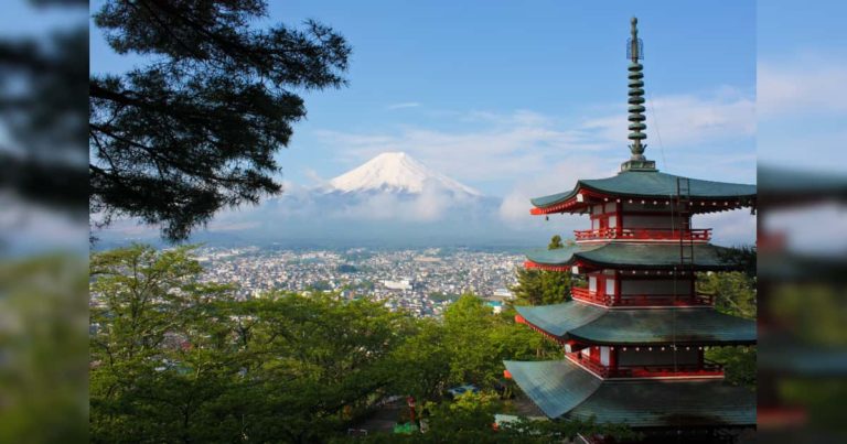 富士山・富士吉田市（日本）