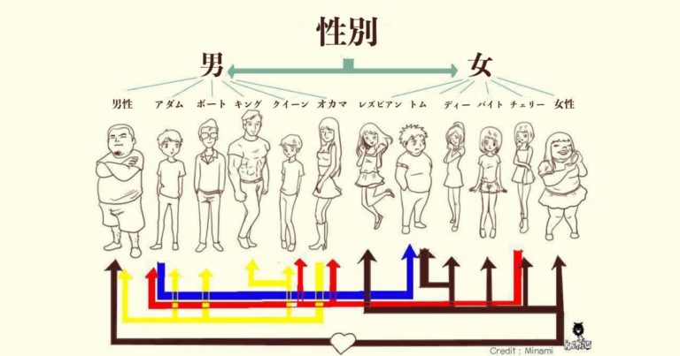 タイの性別の分類（日本語）