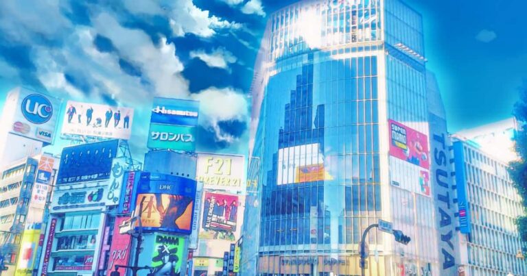 アニメ風の風景写真