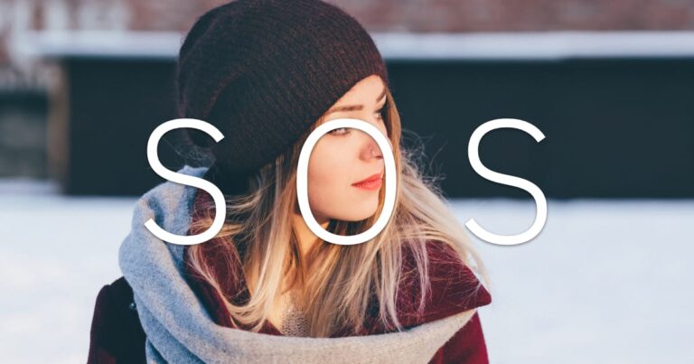美人外国人「SOS」