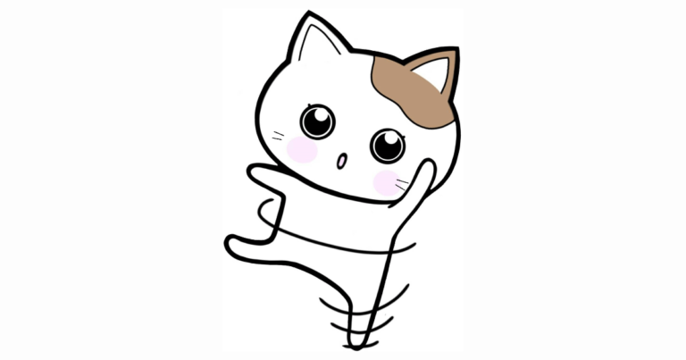 回転するネコ