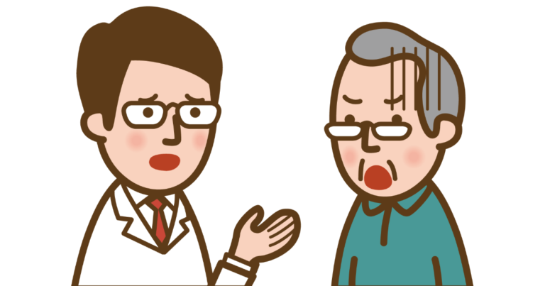 医者が患者に病気を告知