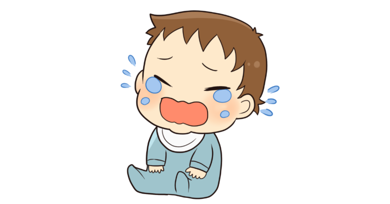 泣く赤ちゃん