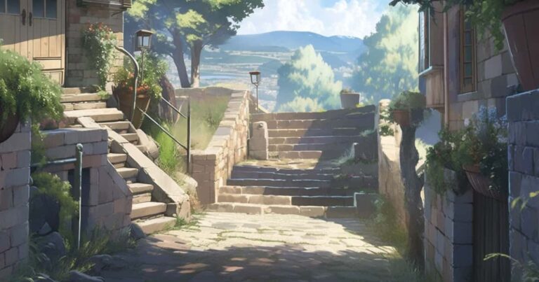 異世界風の街並み