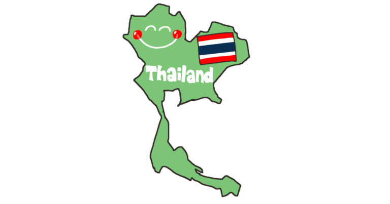 タイの地図