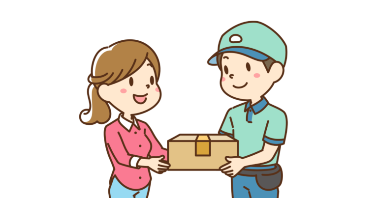 宅配便、お届け物