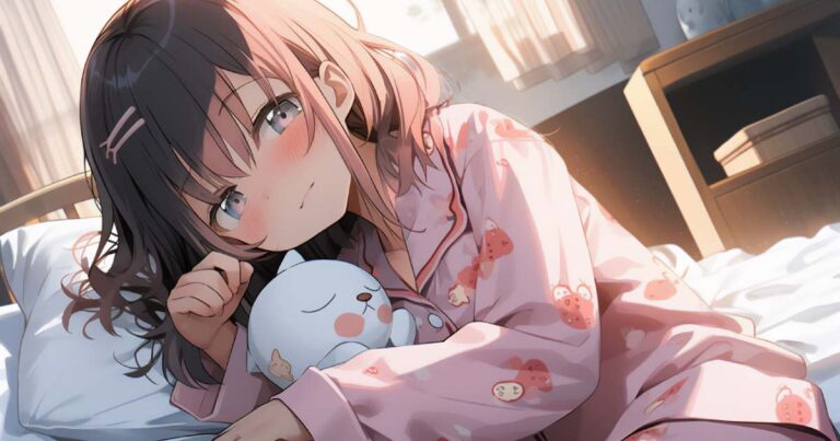 パジャマ美少女