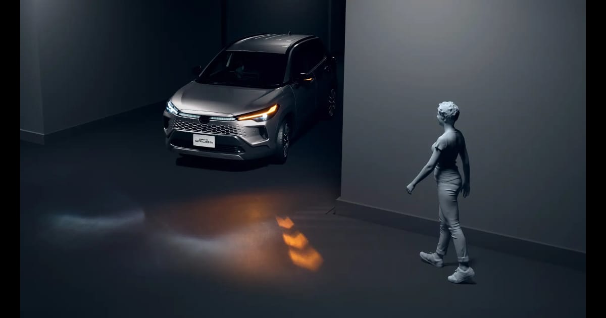 新しい方向指示機能「シグナル・ロード・プロジェクション」