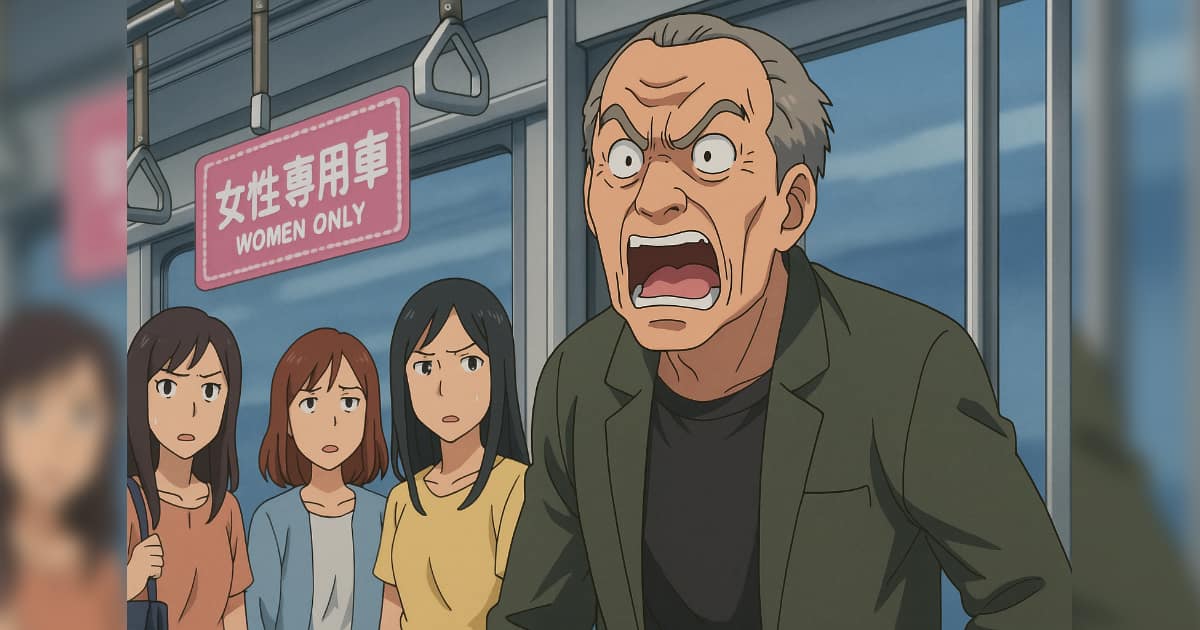 日本人が女性専用車両に乗り込んで「ブサイクばっかりやないか!」とブチギレ