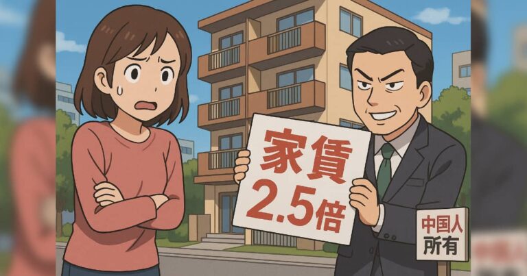 中国人オーナーが「日本のマンションの家賃」を爆上げして住民を追い出す