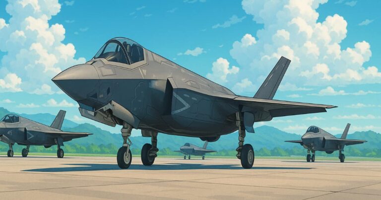 ステルス戦闘機F35B、新田原基地に4機配備