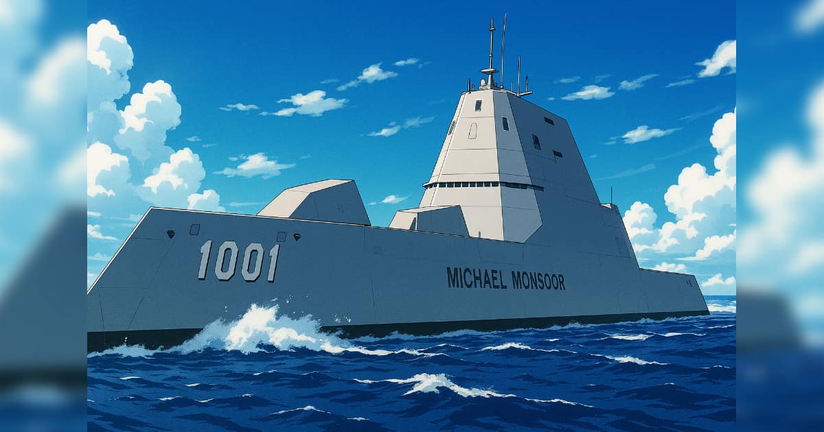 ステルス駆逐艦「マイケル・モンスーア」
