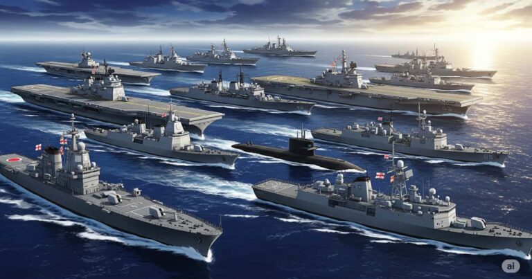 6か国14隻の「壮大な艦隊」日本近海に出現