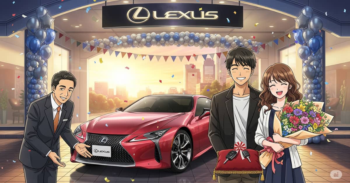 レクサスの納車式