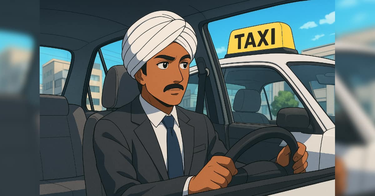 外国人タクシー運転手