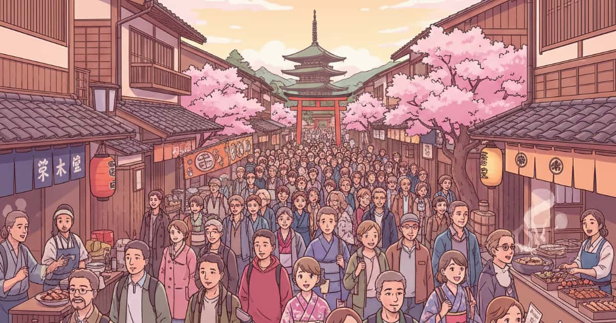 京都にあふれる外国人観光客