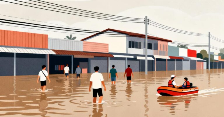 日本がタイのハジャイ洪水被災地へ救援物資を提供→タイ人から感謝の声！【タイ人の反応】