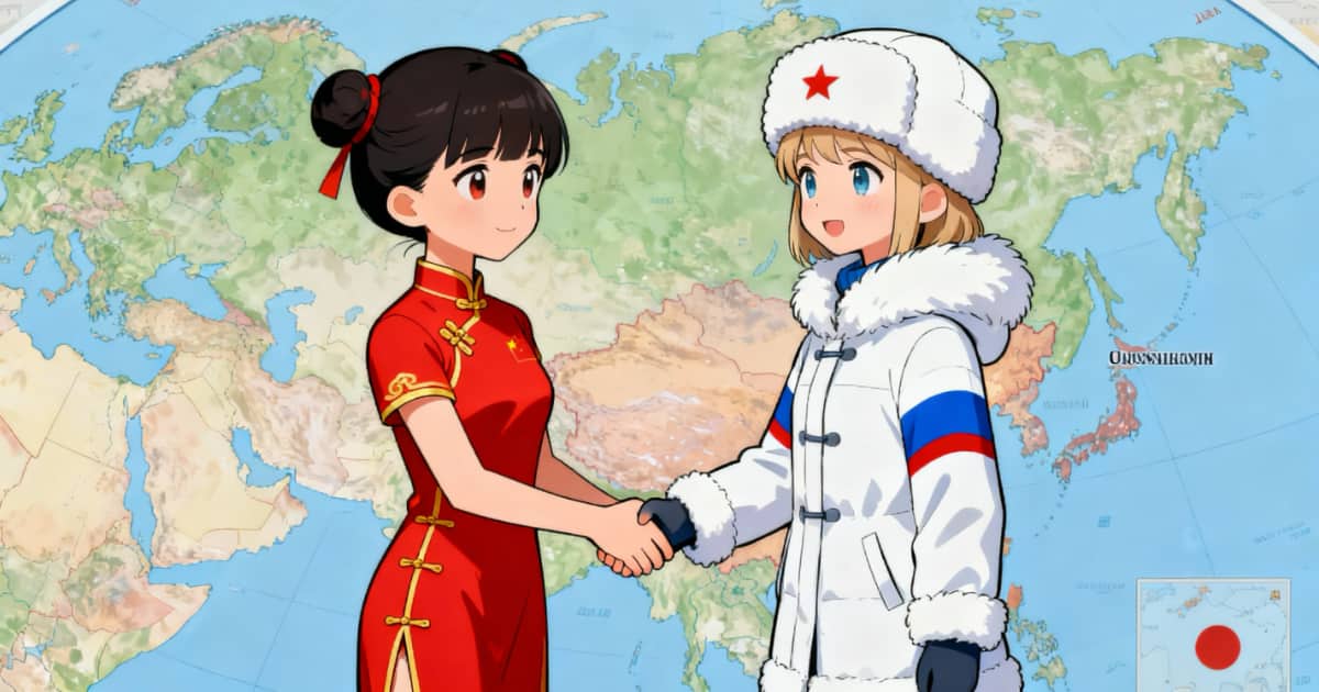 中国・ロシア高官、対日本で共闘確認