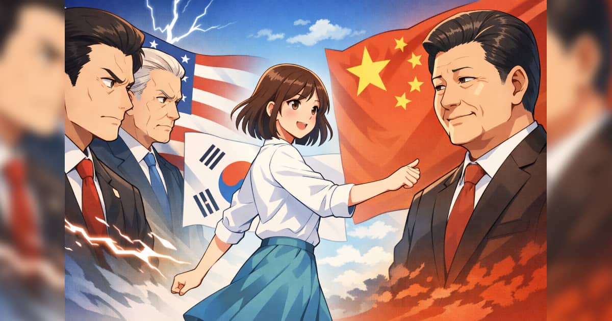 日中対立を横目に中国に接近する韓国