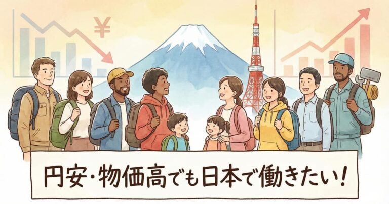 円安・物価高でも働きたい外国人労働者が急増
