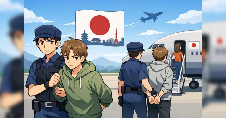 日本の不法滞在外国人の強制送還