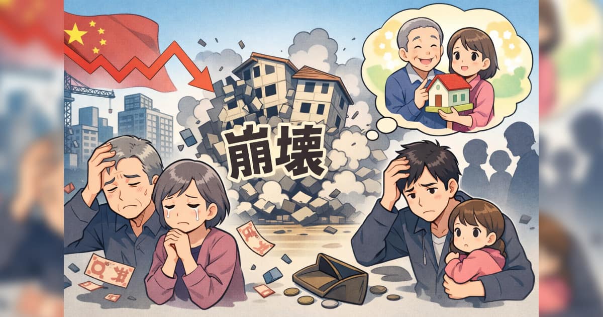 中国不動産バブル崩壊