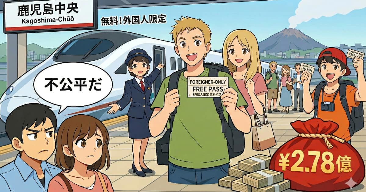 鹿児島県の新幹線「外国人限定」無料化に国内から批判の声