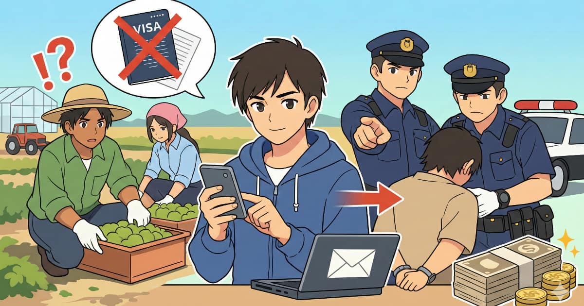 茨城県が外国人の不法就労通報で報奨金