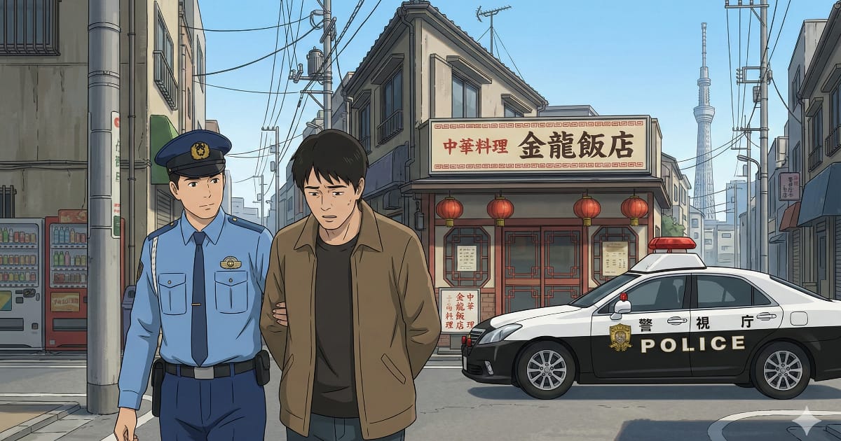 東京の中華料理店のオーナー、従業員を不法就労させて逮捕