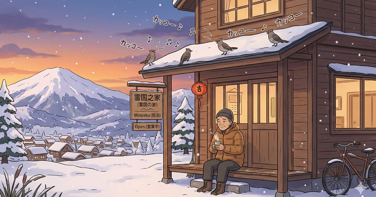 閑古鳥が鳴いている中国人経営の北海道の民泊