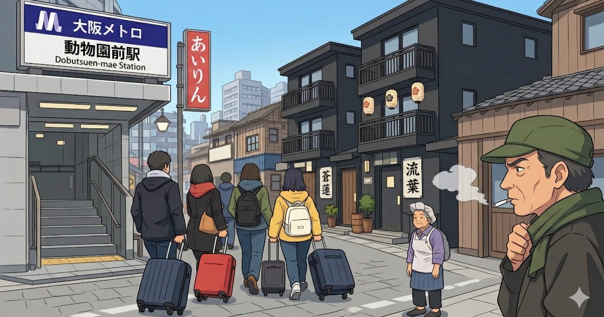 大阪・西成でチャイナ民泊が乱立