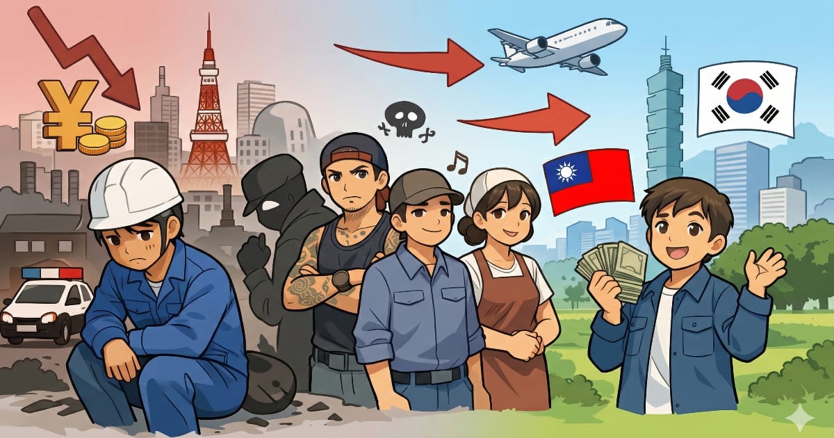 不良外国人が増えた理由は、日本が人材を選べなくなった結果