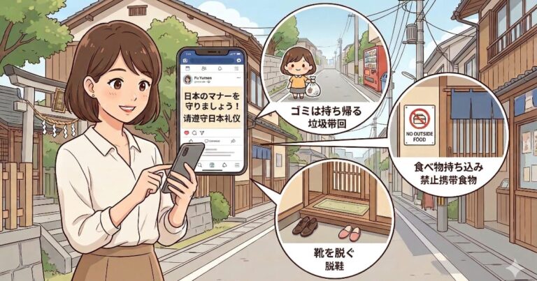 日本移住の中国人が訪日客に「マナー守って」と訴え