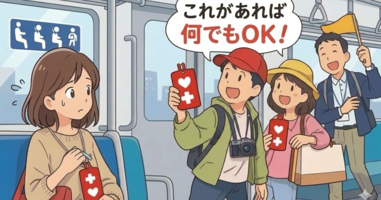 中国人ツアー客がヘルプマークを悪用