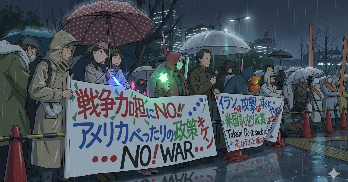 全国34カ所、数万人規模の「反戦デモ」