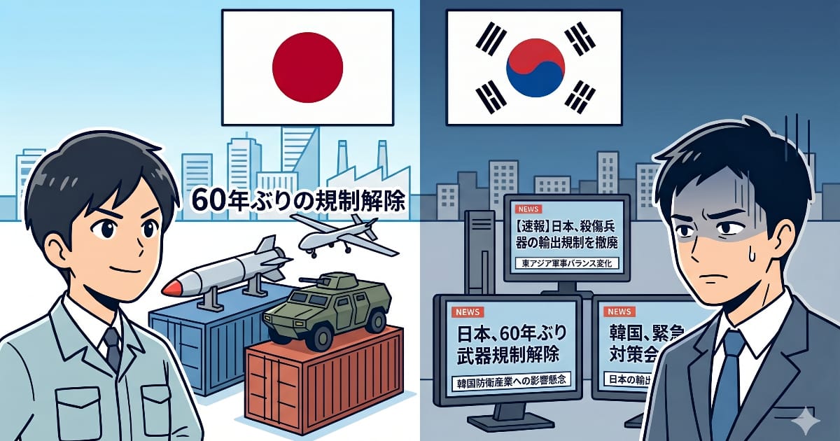 日本、60年ぶりに武器輸出規制を解除