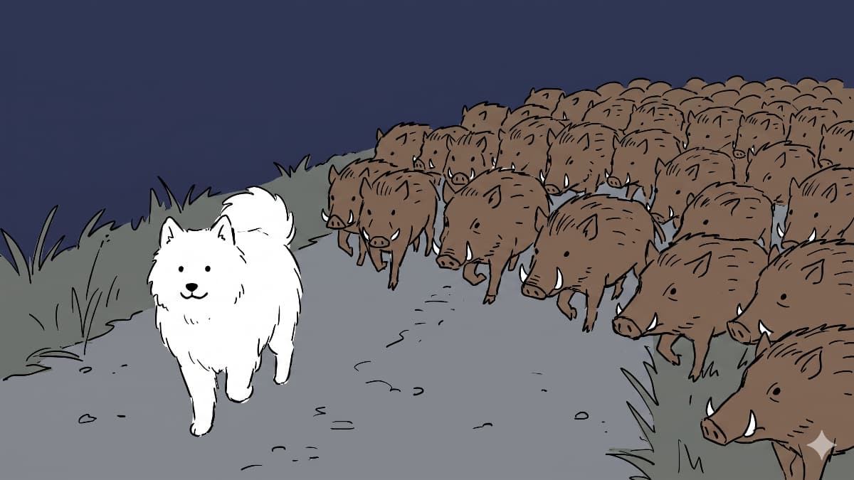 クマは大丈夫だけどイノシシがすごい