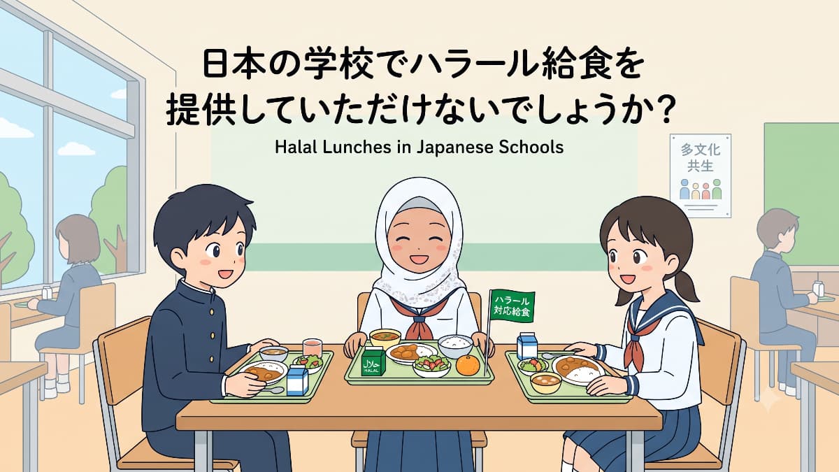 日本の学校でハラール給食を提供していただけないでしょうか?