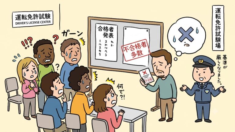 日本が「外国人の免許切り替え」を厳格化した結果→受からない外国人が急増！【タイ人の反応】