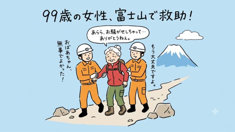 日本の富士山で99歳の女性が遭難、救助される→タイ人が「凄すぎる」と驚き【タイ人の反応】